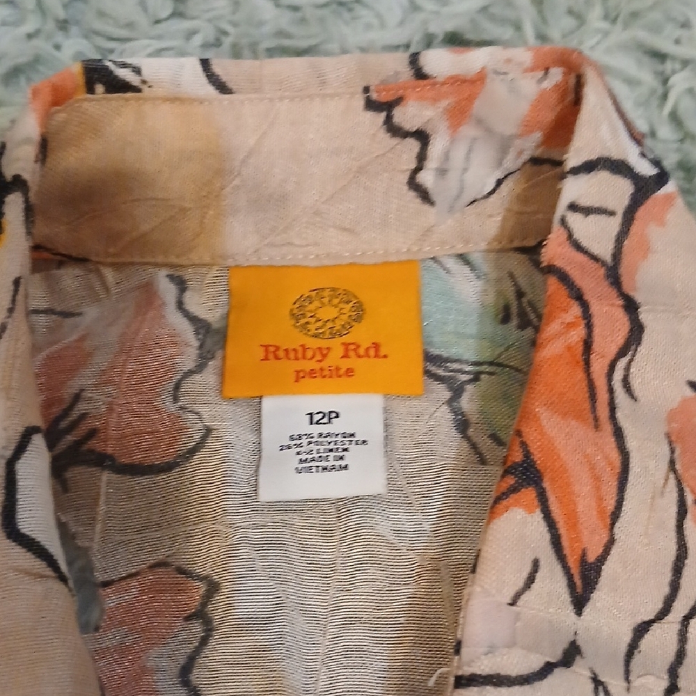 Ruby Rd. Multicolor Floral Jacket - image 2